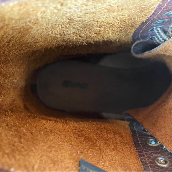 SOLD Rhino Leather Western Style Work Boots - Picture 15 of 16